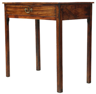 Antique quality late 18th Century mahogany writing side dressing table desk