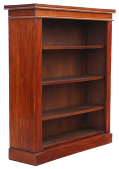 Antique 19th Century large fine quality mahogany adjustable bookcase