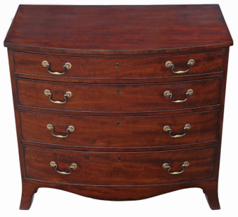 Antique Late 18th / Early 19th Century Georgian c.1800 Mahogany Chest of Drawers – Fine Quality (8768) Antique Late 18th / Early 19th Century Georgian c.1800 Mahogany Chest of Drawers – Fine Quality (8768)