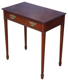 Antique Georgian Revival Mahogany Writing Desk c.1880–1900 – Fine Quality, Dressing Table (8791)