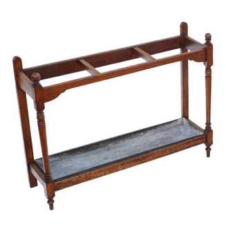 Antique Large Victorian 19th Century Oak Stick / Umbrella Stand – Country House or Hotel Hall
