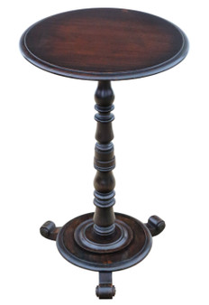 Antique 19th Century Mahogany Wine Side / Occasional Table – Fine Quality