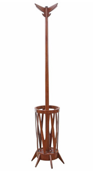 Vintage 1956 Swann Hat, Coat, and Stick / Umbrella Stand – Retro Design