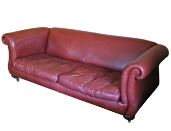 Pair of Derwent Scroll-Arm Sofas – Large Retro Vintage c.2000, Quality Condition