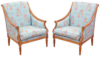 Antique revival Pair of Gilt and Chinoiserie Armchairs – Fine Quality Seating R. Griffiths Ltd 2003
