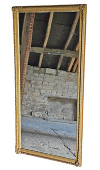 Antique c.1910 Gilt Full-Length Floor/ Wall Dressing Mirror – Fine Quality (8959)