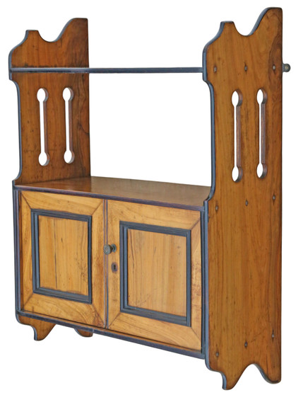 Antique 19th Century Limewood Wall Shelves / Cupboard – Fine Quality