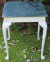 Antique shabby chic marble plant side occasional side table