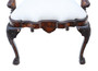 Antique very fine quality 18th Century Dutch marquetry elbow arm chair