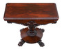 Very Fine quality Regency rosewood folding card tea console table C1825