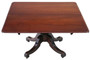 Antique large fine quality JAMES MEIN Cuban mahogany dining table 19th Century