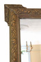 Antique large quality gilt wall mirror overmantle 19th Century