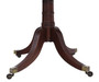 Antique fine quality Regency 1825 mahogany loo breakfast centre table tilt top