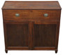 Antique quality 19th Century mahogany campaign chest of drawers