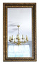 Antique 19th Century very large quality gilt wall mirror overmantle