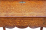 Antique fine quality inlaid burr walnut Bonheur de Jour bureau desk writing table 19th Century