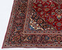 Antique large quality Vintage Kesha or Keshan rug cream red blue~10'x7'