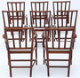 Antique fine quality set of 8 (6 plus 2) early 19th Century Regency mahogany dining chairs