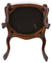 Antique fine quality upholstered rosewood stool 19th Century