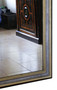 Antique 19th Century very large quality ebonised silver and gilt floor wall overmantle mirror