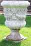Vintage very large cast stone garden planter urn