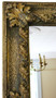 Antique fine quality large giltwood 19th Century overmantle or wall mirror