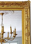 Antique fine quality large gilt overmantle wall mirror 19th Century