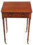 Antique very fine quality small 19th Century mahogany writing side table desk