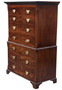 Antique 18th Century Mahogany Tallboy – Chest-on-Chest of Drawers, Fine Quality