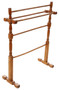 Antique C1900 pine towel rail stand