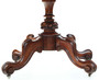 Antique fine quality large Victorian 19th Century burr walnut oval loo breakfast table tilt top