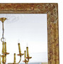 Antique large C1900 quality gilt overmantle wall mirror