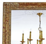 Antique large C1900 quality gilt overmantle wall mirror