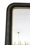 Antique very large 19th Century quality ebonised and gilt overmantle wall mirror