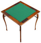 Retro vintage beech folding card table mid 20th Century