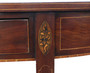 Antique early 19th Century inlaid mahogany demi-lune console table