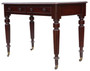 Antique fine quality 19th Century Edwards and Roberts mahogany writing dressing side table desk