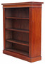 Antique 19th Century large fine quality mahogany adjustable bookcase