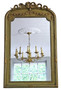 Antique large gilt overmantle wall mirror C1900 fine quality
