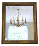 Antique 19th Century fine quality large gilt overmantle wall mirror