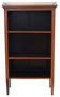 Antique C1900 Inlaid Mahogany Adjustable Bookcase Display Cabinet - Fine Quality Piece