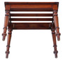 Vintage Retro Mahogany Luggage Stand - Quality Rack in Victorian Style