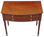 Fine Quality Antique 19th Century Georgian Mahogany Writing Table - Desk Side Dressing Bed