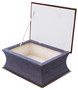 Antique Fine Quality 19th Century Concave Shaped Upholstered Ottoman Blanket Box (8635)