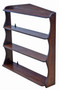 Antique 19th Century Fine Quality Mahogany Waterfall Bookcase Wall Shelves (8660)