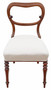 Set of 6 Antique Victorian Rosewood Balloon Back Dining Chairs – Mid 19th Century, High-Quality Originals (8689)