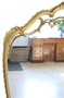 Large C1920 Antique Giltwood Overmantel Wall Mirror – Ornate Gold Frame, Statement Piece (8709)