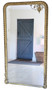 Large 19th Century Antique Gilt Overmantle, floor or Wall Mirror – Gold Vintage Statement Frame London Maker Charles Nosotti (8707)
