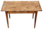 Antique Rustic 18th / 19th Century Elm & Pine Writing Desk – Small Kitchen, Dining, or Dressing Table (8682)