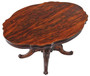 Antique 19th Century Victorian Rosewood Serpentine Loo / Breakfast Dining Table – Fine Quality Large Tilt-Top (8741)